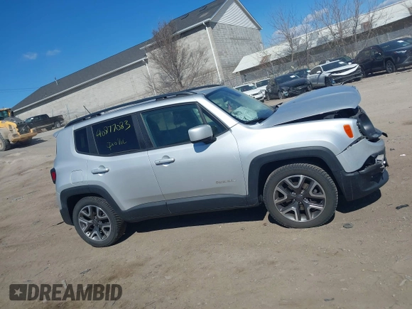 2017 Jeep Renegade Altitude with VIN ZACCJABBXHPF51072, listed as a IAAI auction lot 41877083 with 88,246 mi miles and . Bid and sale history available at DreamBid. Image 13.
