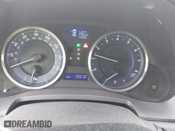 2012 Lexus IS 250 with VIN JTHCF5C27C5060417, listed as a IAAI auction lot 41938870 with 72,010 mi miles and . Bid and sale history available at DreamBid. Image 7.