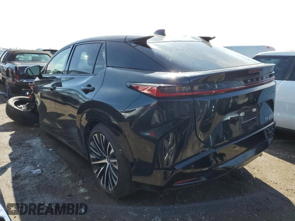 2023 Lexus RZ with VIN JTJAAAAB5PA018566, listed as a Copart auction lot 49468585 with 6,280 mi miles and Salvage Title. Bid and sale history available at carsss.com. Image 2.