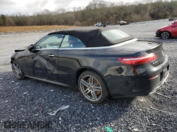 2018 Mercedes-Benz E-Class E 400 with VIN WDD1K6GB3JF062148, listed as a Copart auction lot 45142765 with 158,957 mi miles and Salvage Title. Bid and sale history available at carsss.com. Image 2.