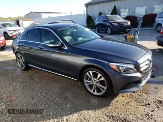 2015 Mercedes-Benz C 300 with VIN 55SWF4JB1FU089196, listed as a Copart auction lot 52414845 with 118,875 mi miles and Salvage Title. Bid and sale history available at DreamBid. Image 4.