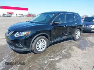 2015 Nissan Rogue SV with VIN KNMAT2MT3FP531057, listed as a IAAI auction lot 41978526 with 129,968 mi miles and . Bid and sale history available at carsss.com. Image 2.