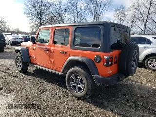 2023 Jeep Wrangler Sport with VIN 1C4HJXDG8PW687459, listed as a Copart auction lot 87302924 with 16,637 mi miles and Salvage Title. Bid and sale history available at DreamBid. Image 2.
