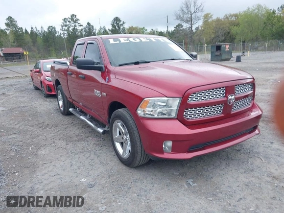 2014 Ram 1500 Express with VIN 1C6RR6FT2ES153869, listed as a IAAI auction lot 41927392 with 161,176 mi miles and . Bid and sale history available at DreamBid. Image 1.