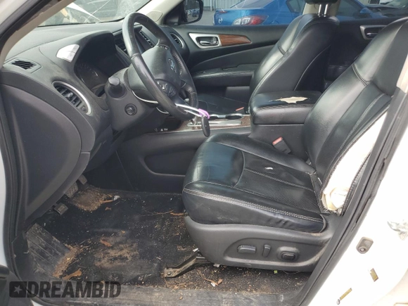 2017 Nissan Pathfinder Platinum with VIN 5N1DR2MN3HC612739, listed as a Copart auction lot 43795605 with 147,239 mi miles and Salvage Title. Bid and sale history available at carsss.com. Image 7.