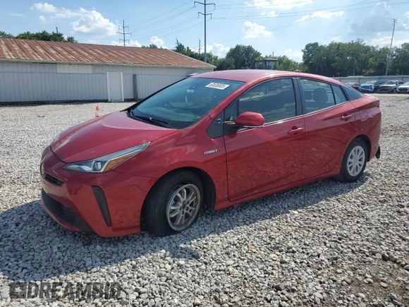 2022 Toyota Prius L Eco z VIN JTDKAMFU5N3156371, wystawiony jako Copart lot #63636605 z przebiegiem 40 386 mil mil oraz Szkoda całkowita • Salvage title. Historia ofert i sprzedaży dostępna na DreamBid. Obrazek 1.