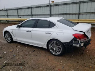 2020 Genesis G70 2.0T with VIN KMTG34LA6LU062826, listed as a Copart auction lot 72949874 with 29,917 mi miles and Salvage Title. Bid and sale history available at carsss.com. Image 2.
