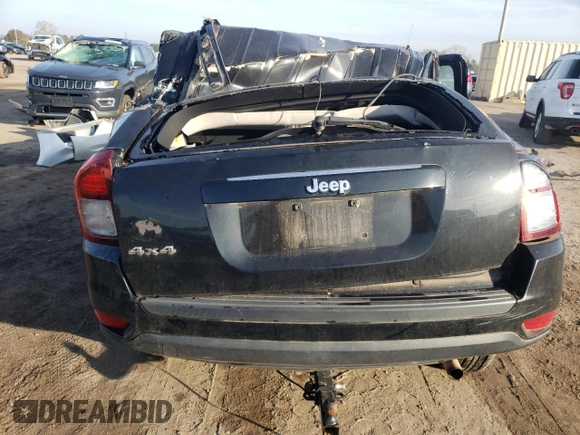 2016 Jeep Compass Sport with VIN 1C4NJDBB5GD550127, listed as a Copart auction lot 42387485 with 119,087 mi miles and Salvage Title. Bid and sale history available at carsss.com. Image 6.