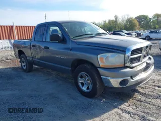 2006 Dodge 1500 SLT with VIN 1D7HA18N16S602186, listed as a IAAI auction lot 41892623 with 287,804 mi miles and . Bid and sale history available at carsss.com. Image 1.