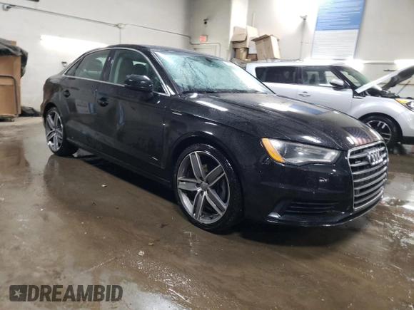 2015 Audi A3 Premium Plus with VIN WAUEFGFF2F1062766, listed as a Copart auction lot 52493835 with 26,679 mi miles and Salvage title. Bid and sale history available at DreamBid. Image 4.