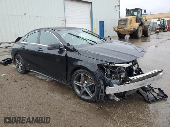 2017 Mercedes-Benz CLA 250 with VIN WDDSJ4GB9HN465868, listed as a Copart auction lot 85603854 with Not Provided miles and Salvage Title. Bid and sale history available at DreamBid. Image 4.