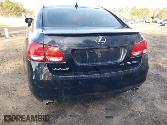 2008 Lexus GS 350 with VIN JTHCE96S580018953, listed as a IAAI auction lot 38980406 with Not Provided miles. Bid and sale history available at carsss.com. Image 15.