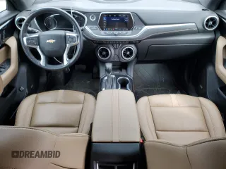 2021 Chevrolet Blazer Premier with VIN 3GNKBLRS0MS541080, listed as a Copart auction lot 75990264 with 33,371 mi miles and Salvage title. Bid and sale history available at DreamBid. Image 8.
