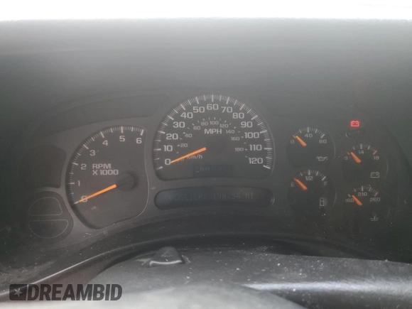 2004 Chevrolet Silverado 1500 Z71 with VIN 1GCEK19T44E247758, listed as a Copart auction lot 55404835 with 198,254 mi miles and Salvage Title. Bid and sale history available at DreamBid. Image 9.