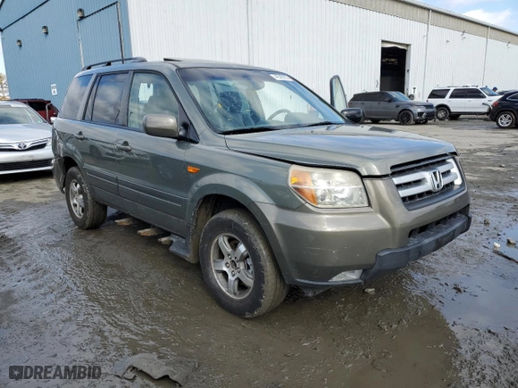 2008 Honda Pilot EX-L with VIN 5FNYF18558B006445, listed as a Copart auction lot 44545935 with 205,964 mi miles and Salvage Title. Bid and sale history available at carsss.com. Image 4.