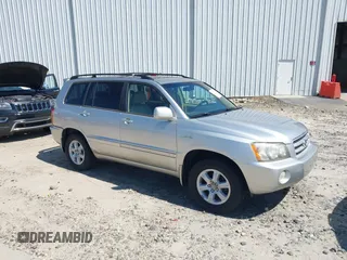 2001 Toyota Highlander with VIN JTEGF21A910021751, listed as a IAAI auction lot 42340136 with 274,007 mi miles and . Bid and sale history available at DreamBid. Image 1.