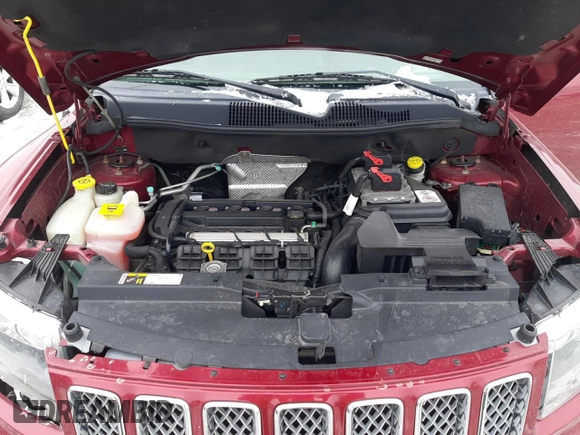 2016 Jeep Compass Latitude z VIN 1C4NJCEAXGD804721, wystawiony jako Copart lot #45760085 z przebiegiem 105 985 mil mil oraz Szkoda całkowita • Salvage title. Historia ofert i sprzedaży dostępna na DreamBid. Obrazek 12.