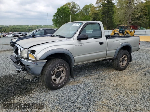 2001 Toyota Tacoma PreRunner with VIN 5TENM92N21Z783248, listed as a Copart auction lot 52572235 with 206,536 mi miles and Salvage title. Bid and sale history available at DreamBid. Image 1.