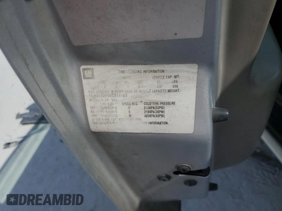 2003 Oldsmobile Alero GL1 z VIN 1G3NL52F93C314163, wystawiony jako Copart lot #46096355 z przebiegiem 230 673 mil mil oraz Szkoda całkowita • Salvage title. Historia ofert i sprzedaży dostępna na DreamBid. Obrazek 14.