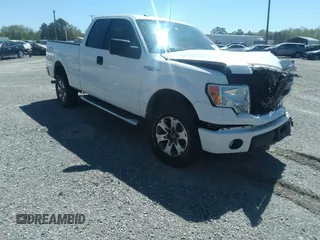 2014 Ford F-150 XL with VIN 1FTFX1EF3EKD09207, listed as a IAAI auction lot 42051107 with 106,664 mi miles. Bid and sale history available at carsss.com. Image 1.
