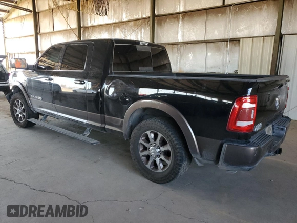 2019 Ram 2500 Longhorn with VIN 3C6UR5PL3KG644764, listed as a Copart auction lot 59995335 with 93,029 mi miles and Salvage title. Bid and sale history available at DreamBid. Image 2.