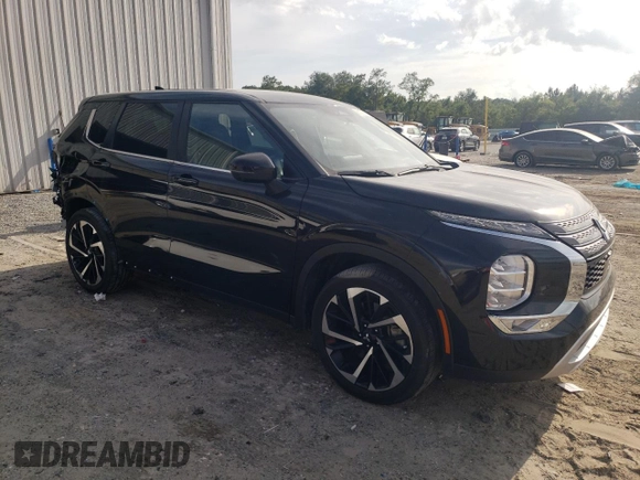 2022 Mitsubishi Outlander SE with VIN JA4J3UA84NZ032776, listed as a Copart auction lot 60277295 with 80,035 mi miles and Salvage title. Bid and sale history available at DreamBid. Image 4.