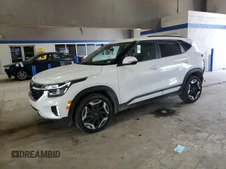 2024 Kia Seltos SX with VIN KNDETCA72R7616331, listed as a Copart auction lot 57396335 with 13,626 mi miles and Salvage title. Bid and sale history available at DreamBid. Image 1.