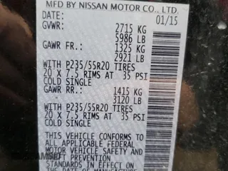 2015 Nissan Pathfinder Platinum with VIN 5N1AR2MM8FC642603, listed as a Copart auction lot 43323565 with 122,493 mi miles and Salvage title. Bid and sale history available at DreamBid. Image 16.