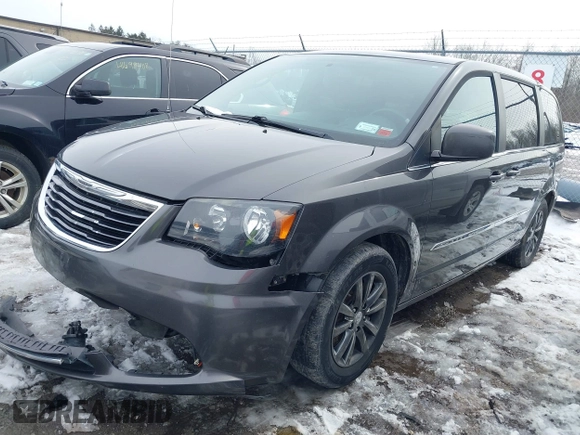 2016 Chrysler Town & Country S with VIN 2C4RC1HG3GR104925, listed as a IAAI auction lot 41682372 with 163,473 mi miles. Bid and sale history available at carsss.com. Image 17.