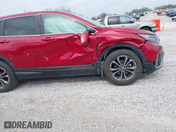 2021 Honda CR-V EX with VIN 5J6RW1H57MA003922, listed as a IAAI auction lot 41879344 with 78,709 mi miles. Bid and sale history available at carsss.com. Image 6.