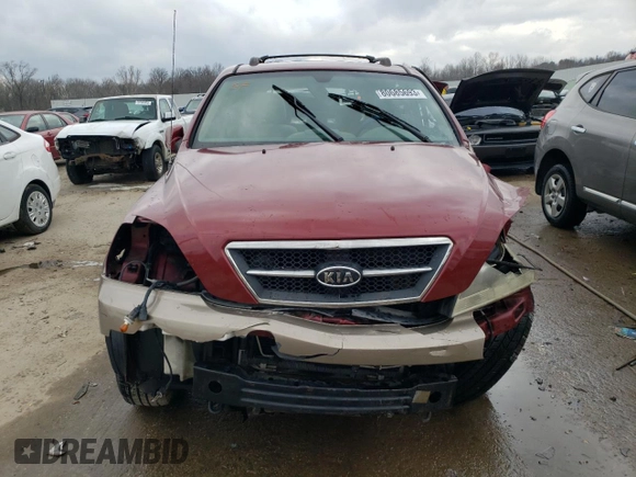 2006 Kia Sorento LX with VIN KNDJD733765524331, listed as a Copart auction lot 80685693 with Not Provided miles and Non Repairable. Bid and sale history available at carsss.com. Image 5.