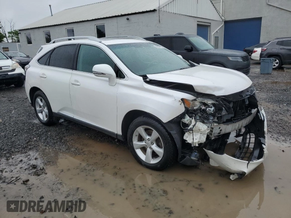 2011 Lexus RX 350 with VIN 2T2BK1BA0BC104605, listed as a Copart auction lot 56020495 with 139,877 mi miles and Salvage Title. Bid and sale history available at DreamBid. Image 4.