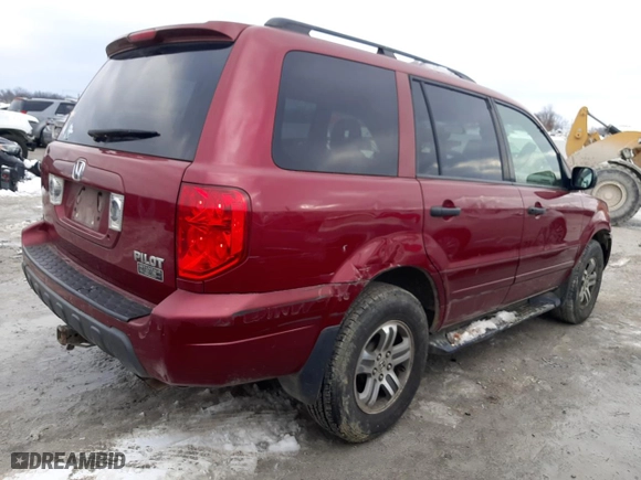 2004 Honda Pilot EX with VIN 2HKYF18434H603127, listed as a Copart auction lot 88329945 with 299,722 mi miles and Salvage Title. Bid and sale history available at carsss.com. Image 3.