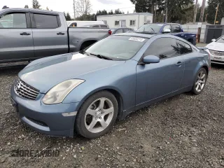 2005 Infiniti G35 Coupe with VIN JNKCV54E15M408815, listed as a Copart auction lot 85600214 with 102,144 mi miles and Clean Title. Bid and sale history available at carsss.com. Image 1.