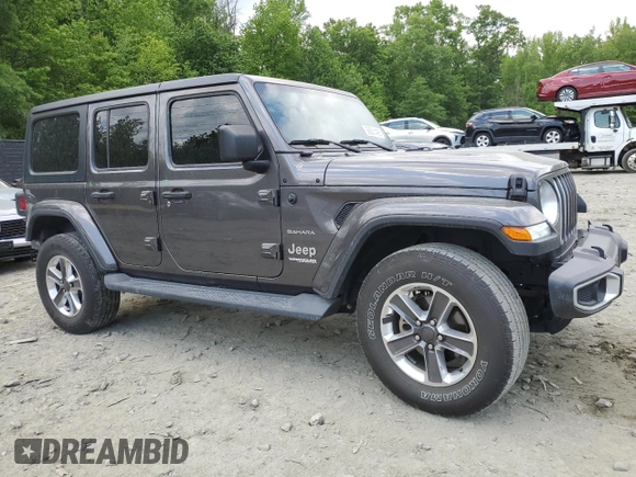 2021 Jeep Wrangler Unlimited Sahara с VIN 1C4HJXEN2MW645748, выставлен на аукционе Copart как лот 56001495 с пробегом 88 737 миль миль и Списание • Salvage title. История ставок и продаж доступна на DreamBid. Изображение 4.