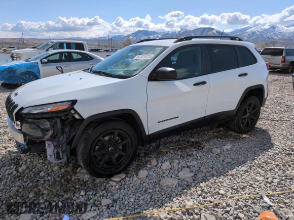 2016 Jeep Cherokee Sport with VIN 1C4PJMAB6GW301186, listed as a Copart auction lot 51331975 with 145,727 mi miles and Salvage Title. Bid and sale history available at DreamBid. Image 1.