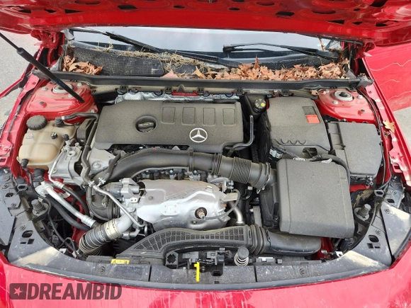 2020 Mercedes-Benz A 220 with VIN W1K3G4EB9LW045729, listed as a Copart auction lot 58619995 with 56,646 mi miles and Salvage title. Bid and sale history available at DreamBid. Image 11.