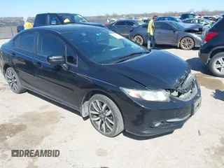 2015 Honda Civic Sedan EX-L with VIN 2HGFB2F90FH546082, listed as a IAAI auction lot 41849194 with 121,161 mi miles. Bid and sale history available at carsss.com. Image 1.