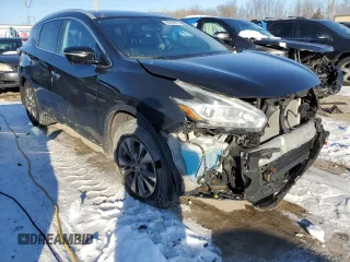 2015 Nissan Murano SV with VIN 5N1AZ2MH4FN270782, listed as a Copart auction lot 88063505 with 138,797 mi miles and Salvage title. Bid and sale history available at DreamBid. Image 4.
