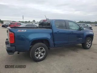 2019 Chevrolet Colorado 4WD Z71 with VIN 1GCGTDEN1K1361851, listed as a Copart auction lot 60630195 with 81,039 mi miles and Salvage title. Bid and sale history available at DreamBid. Image 3.