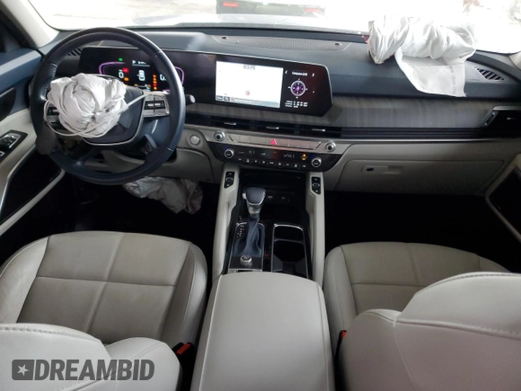 2023 Kia Telluride EX with VIN 5XYP34GC7PG353420, listed as a Copart auction lot 41906525 with 15,180 mi miles and Salvage title. Bid and sale history available at DreamBid. Image 8.