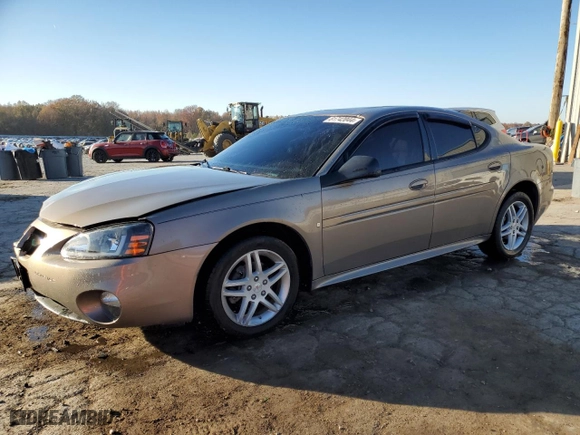 2007 Pontiac Grand Prix GT with VIN 2G2WR554871192473, listed as a Copart auction lot 81742044 with 0 mi miles and Salvage Title. Bid and sale history available at carsss.com. Image 1.