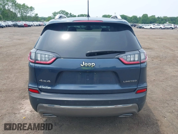 2020 Jeep Cherokee Limited with VIN 1C4PJMDX3LD603242, listed as a IAAI auction lot 42499494 with 51,491 mi miles and . Bid and sale history available at DreamBid. Image 16.