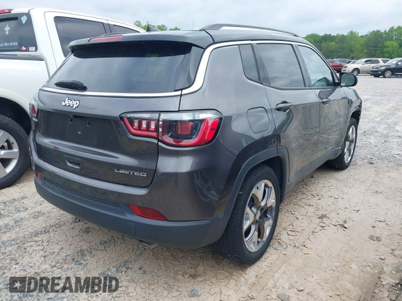 2021 Jeep Compass Limited with VIN 3C4NJCCB6MT523419, listed as a IAAI auction lot 42034333 with 22,080 mi miles. Bid and sale history available at carsss.com. Image 4.