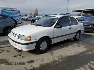 1992 Toyota Tercel z VIN JT2EL43B0N0152801, wystawiony jako Copart lot #43838825 z przebiegiem 81 697 mil mil oraz Tytuł czysty. Historia ofert i sprzedaży dostępna na DreamBid. Obrazek 1.