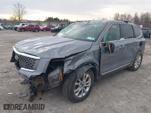 2020 Kia Telluride LX with VIN 5XYP2DHC6LG009458, listed as a IAAI auction lot 41839095 with 83,701 mi miles and . Bid and sale history available at DreamBid. Image 2.