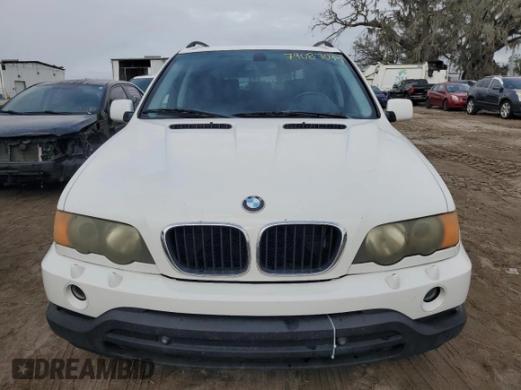 2002 BMW X5 3.0i with VIN 5UXFA53562LP38591, listed as a Copart auction lot 79087094 with 210,374 mi miles and Salvage Title. Bid and sale history available at carsss.com. Image 5.