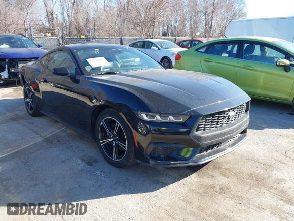 2024 Ford Mustang EcoBoost with VIN 1FA6P8TH1R5120532, listed as a IAAI auction lot 41756097 with 24,467 mi miles. Bid and sale history available at carsss.com. Image 1.