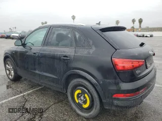 2018 Audi Q3 Premium with VIN WA1BCCFS7JR026757, listed as a Copart auction lot 48523745 with 46,315 mi miles and Salvage Title. Bid and sale history available at carsss.com. Image 2.