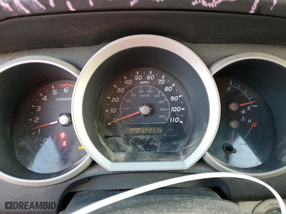 2008 Toyota 4Runner SR5 with VIN JTEZU14R18K022031, listed as a Copart auction lot 51961575 with 250,392 mi miles and Salvage Title. Bid and sale history available at carsss.com. Image 9.